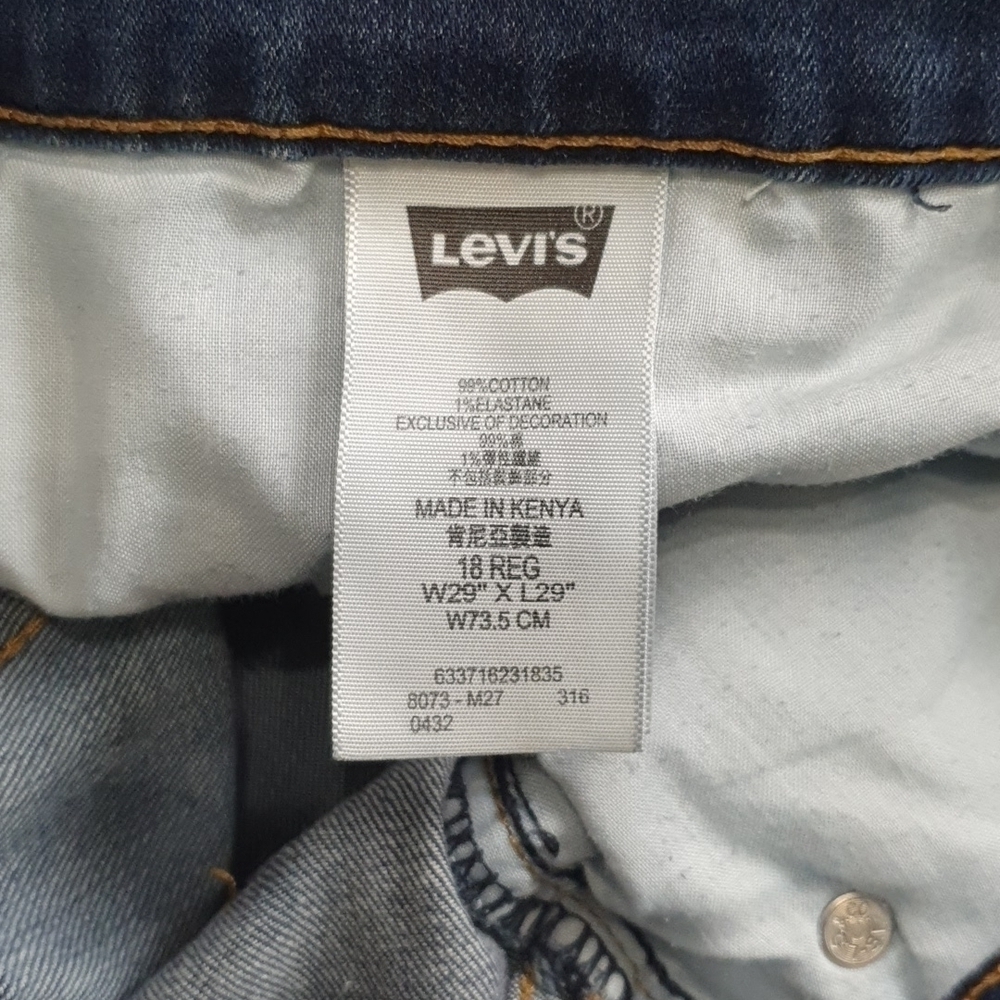 Levi's 511 Classic Slim Fit Patch Jeans - Picture 4 of 11